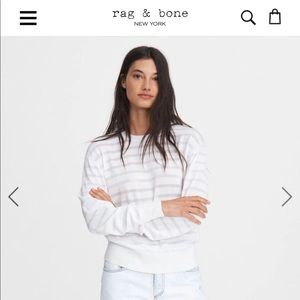 Rag & bone lightweight sweater sz L